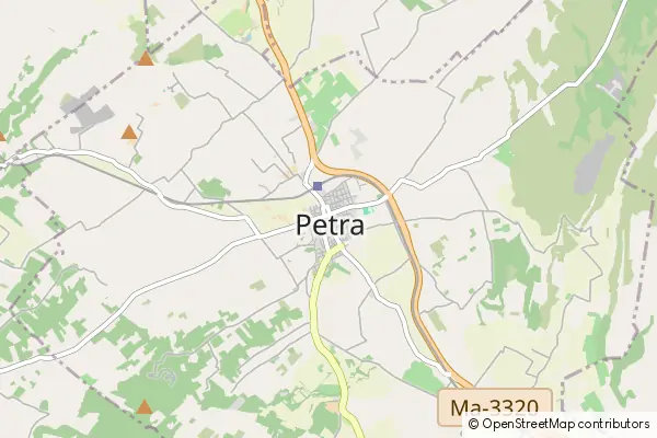 Mapa Petra