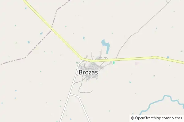 Mapa Brozas