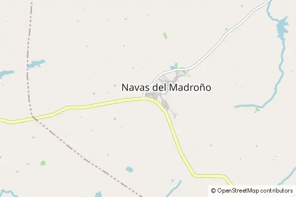 Mapa Navas del Modrono