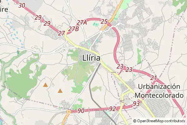 Mapa Llíria