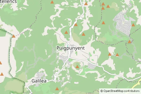 Mapa Puigpunyent