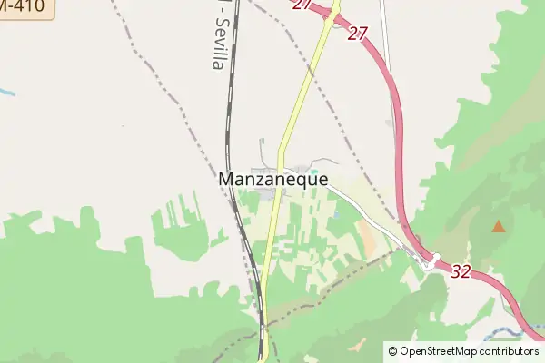 Mapa Manzaneque