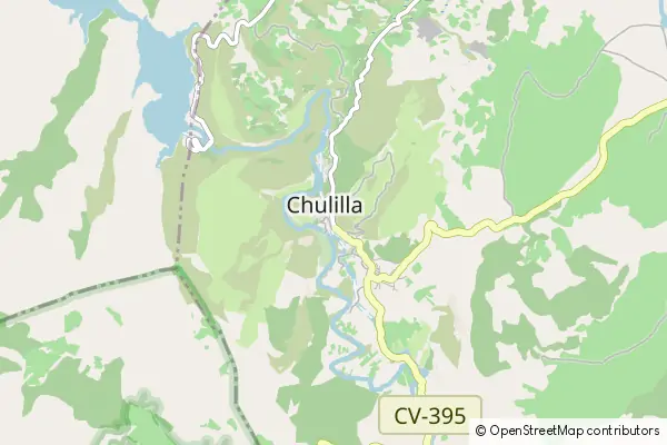 Mapa Chulilla