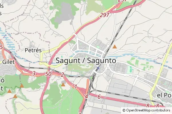 Mapa Sagunto