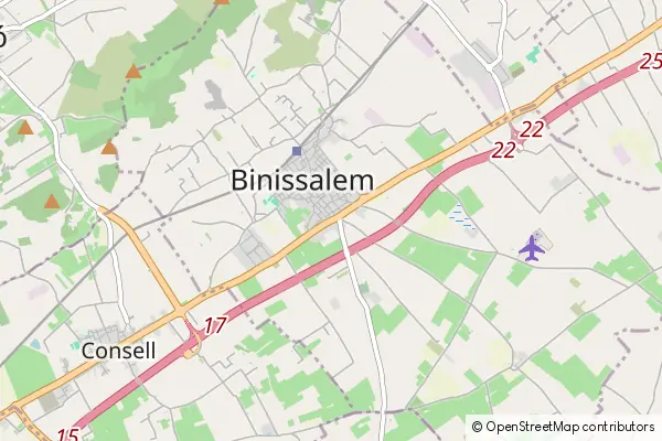 Mapa Binissalem