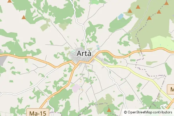 Mapa Artà