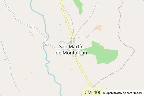 Mapa San Martín de Montalbán