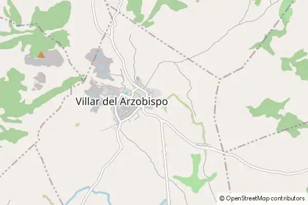 Mapa Villar del Arzobispo