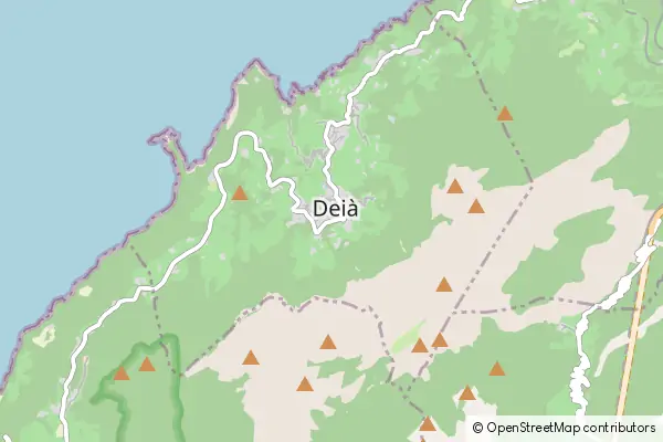 Mapa Deià