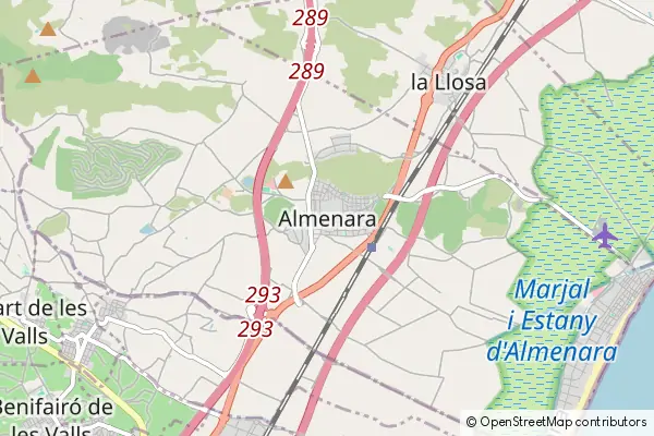 Mapa Almenara