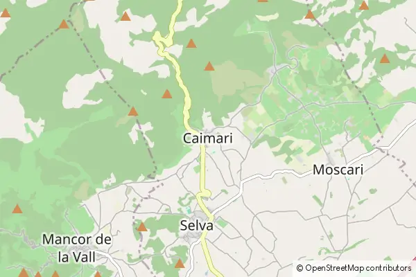 Mapa Caimari