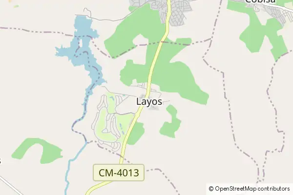 Mapa Layos