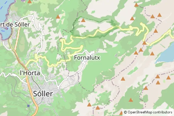 Mapa Fornalutx