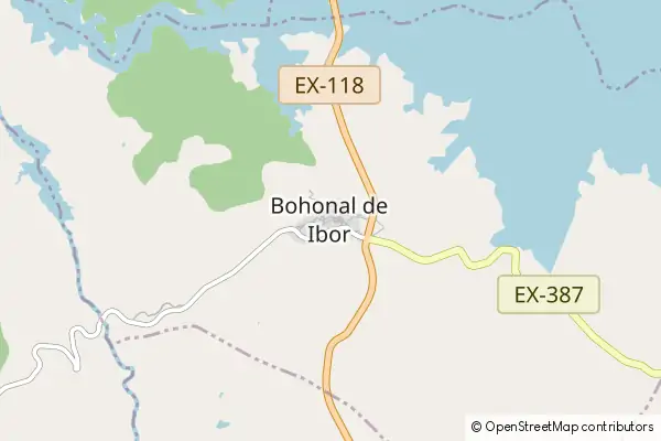 Mapa Bohonal de Ibor