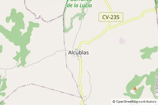 Mapa Alcublas