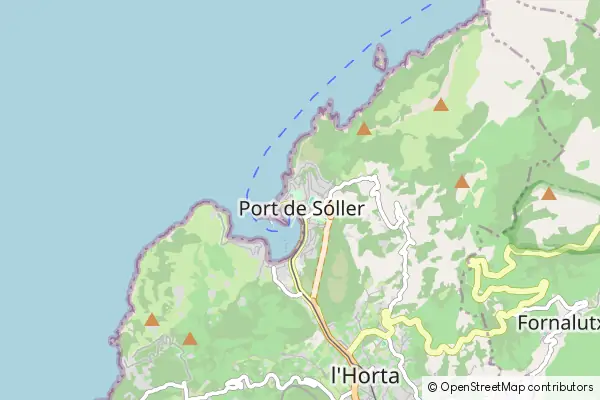 Mapa Port de Sóller