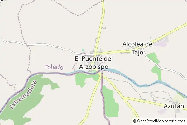 Mapa El Puente del Arzobispo