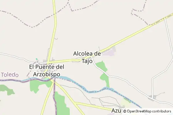 Mapa Alcolea de Tajo