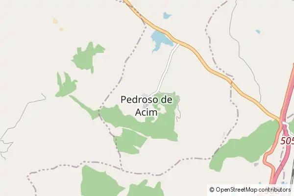 Mapa Pedroso de Acim