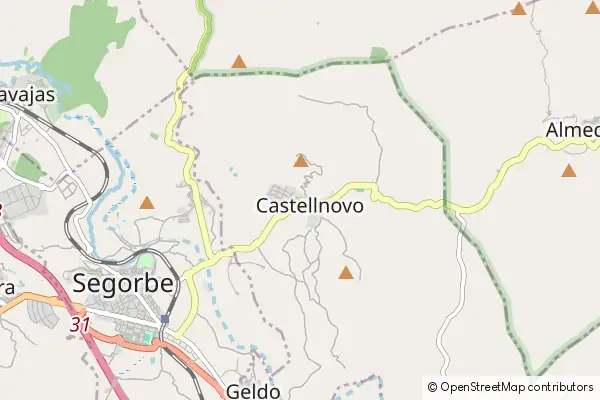 Mapa Castellnovo