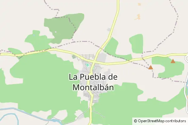 Mapa La Puebla de Montalbán