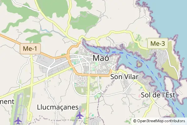 Mapa Mahon