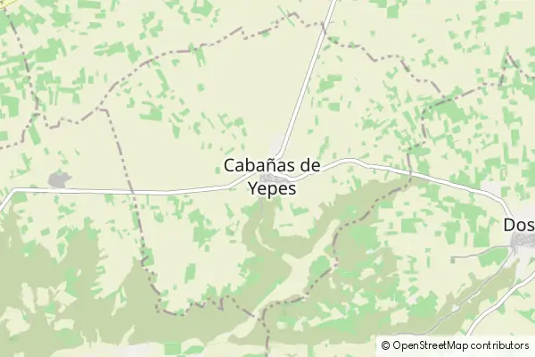 Mapa Cabañas de Yepes