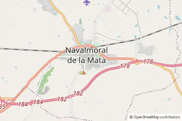 Mapa Navalmoral de la Mata