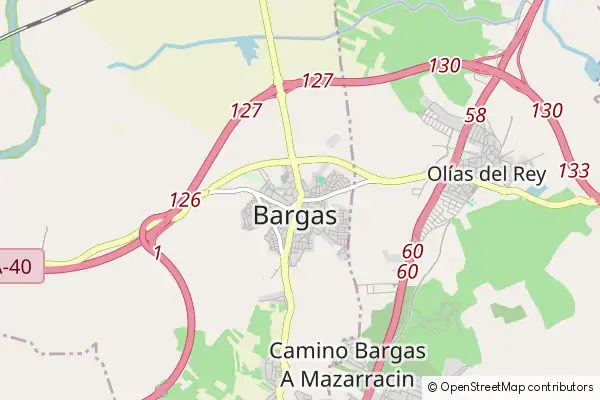 Mapa Bargas