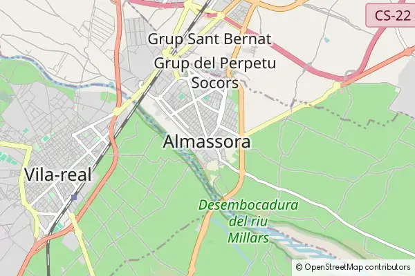 Mapa Almassora