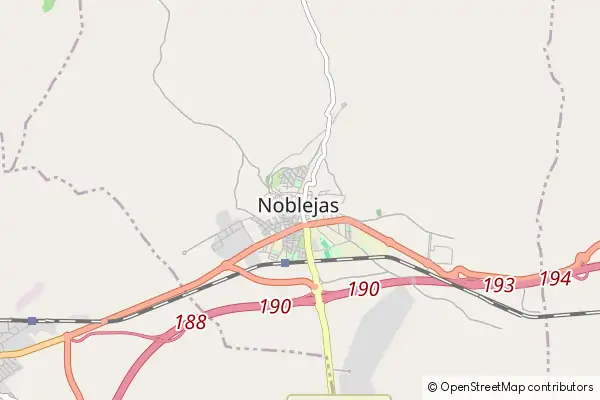 Mapa Noblejas