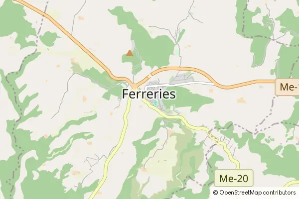 Mapa Ferreries