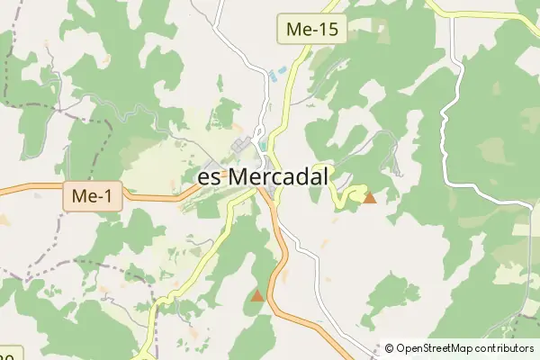 Mapa Mercadal