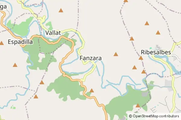 Mapa Fanzara