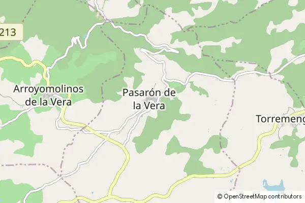 Mapa Pasaron de la Vera