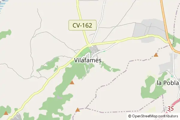 Mapa Vilafames