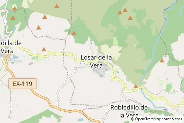 Mapa Losar de la Vera