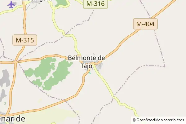 Mapa Belmonte de Tajo