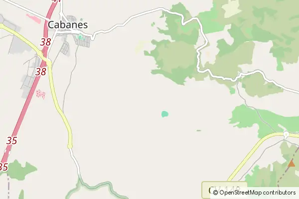 Mapa Cabanes