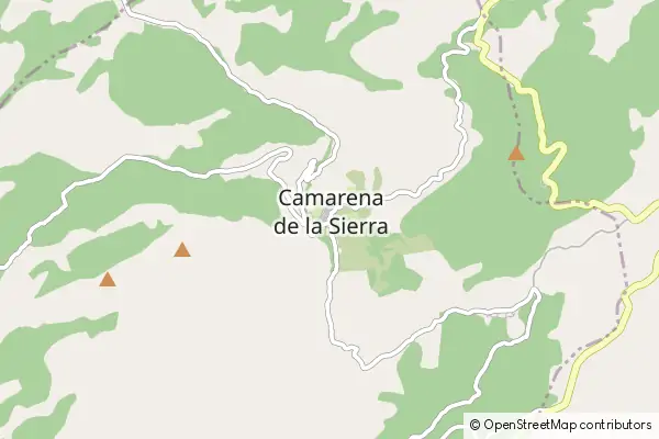 Mapa Camarena de la Sierra