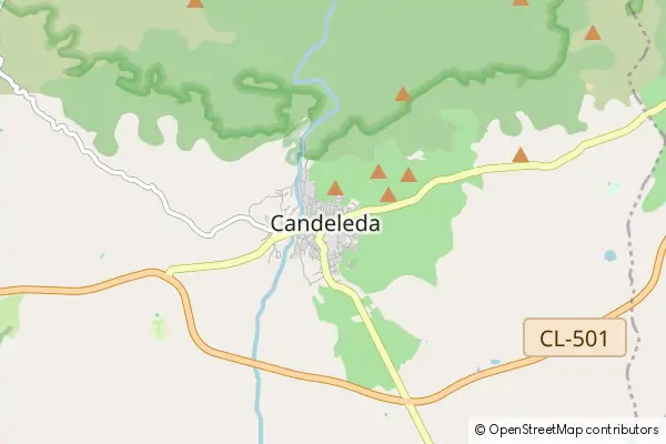 Mapa Candeleda