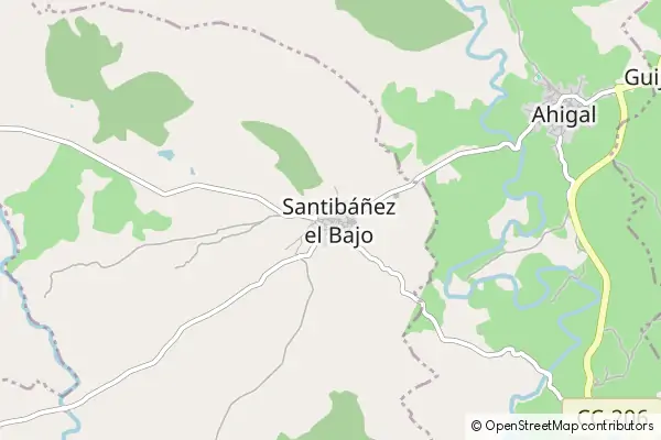 Mapa Santibáñez el Bajo