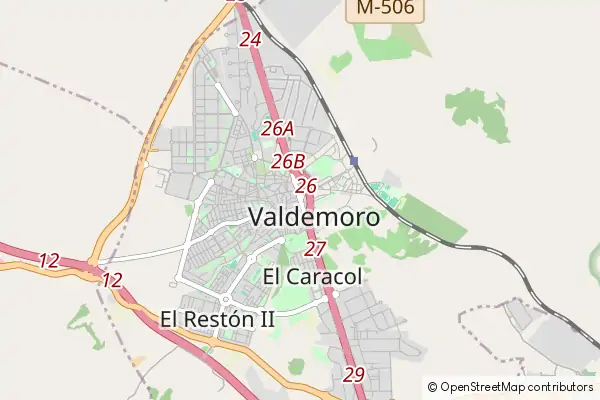 Mapa Valdemoro