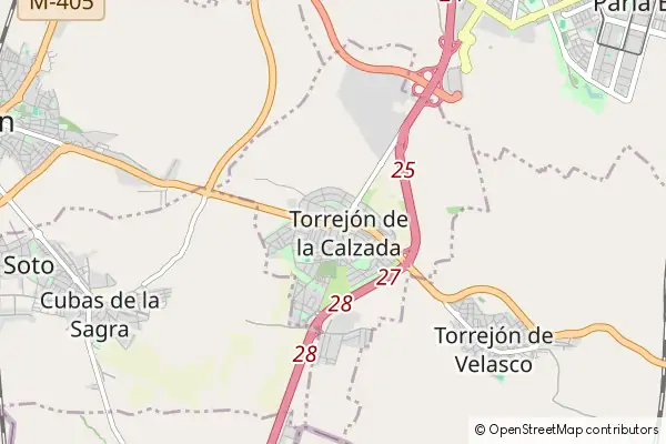 Mapa Torrejón de la Calzada