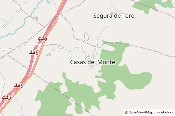 Mapa Casas del Monte