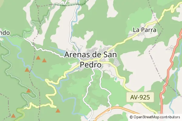 Mapa Arenas de San Pedro