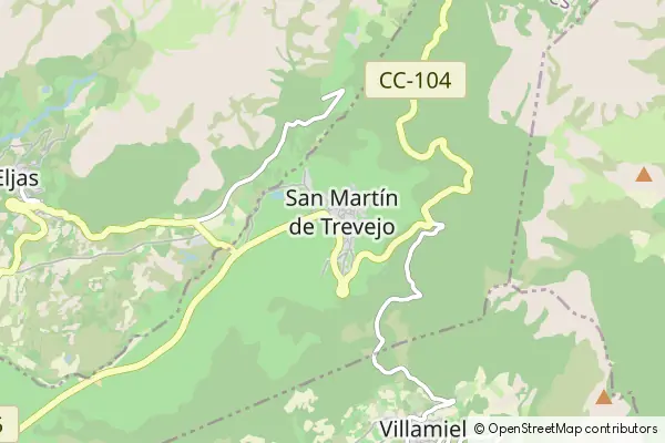 Mapa San Martín de Trevejo