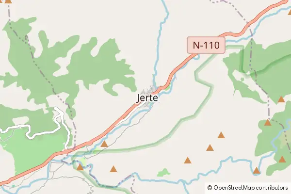 Mapa Jerte