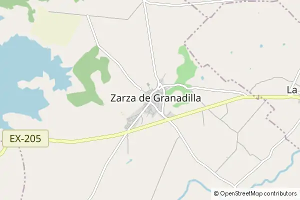 Mapa Zarza de Granadilla