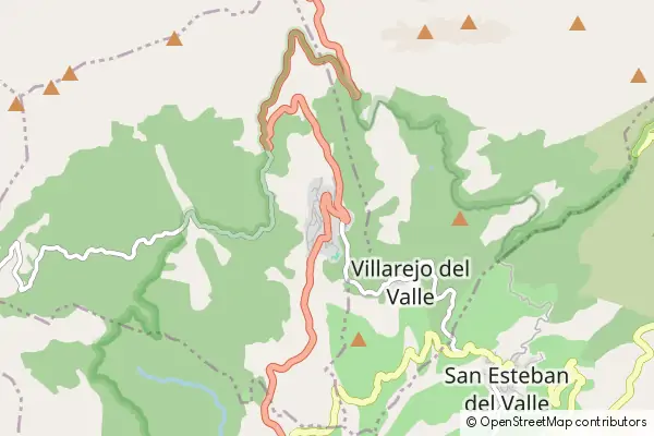 Mapa Cuevas del Valle